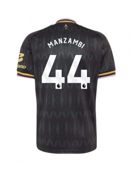 Moški Nogometna dresi replika Aston Villa Johan Manzambi #44 Gostujoči 2026-27 Kratek rokav